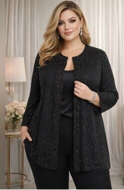 Vintage Stephanie Thomas Womens Beaded Sequin Jacket Size XL 1x Art to Wear
